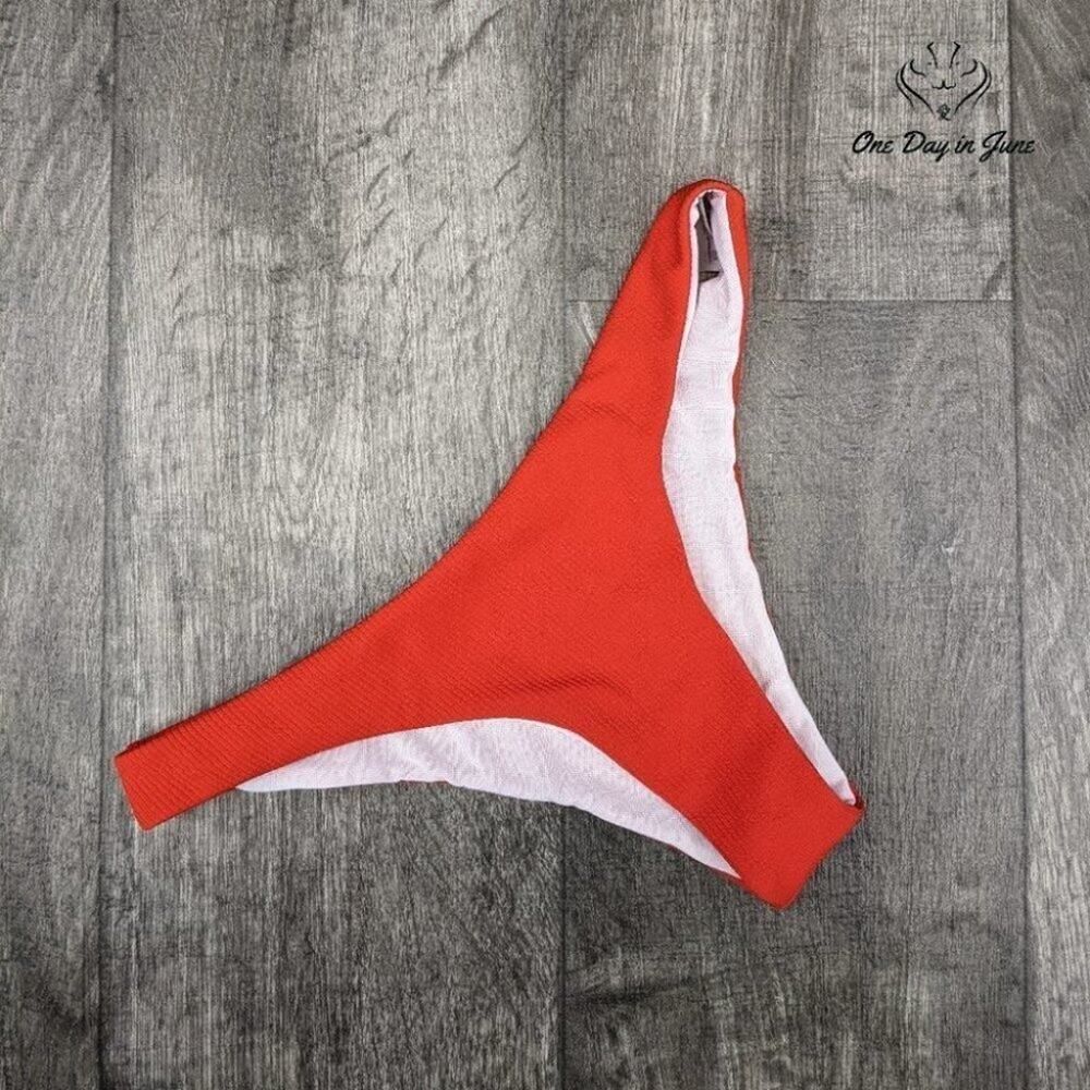 Zaful Ribbed Bikini Bottom Size M